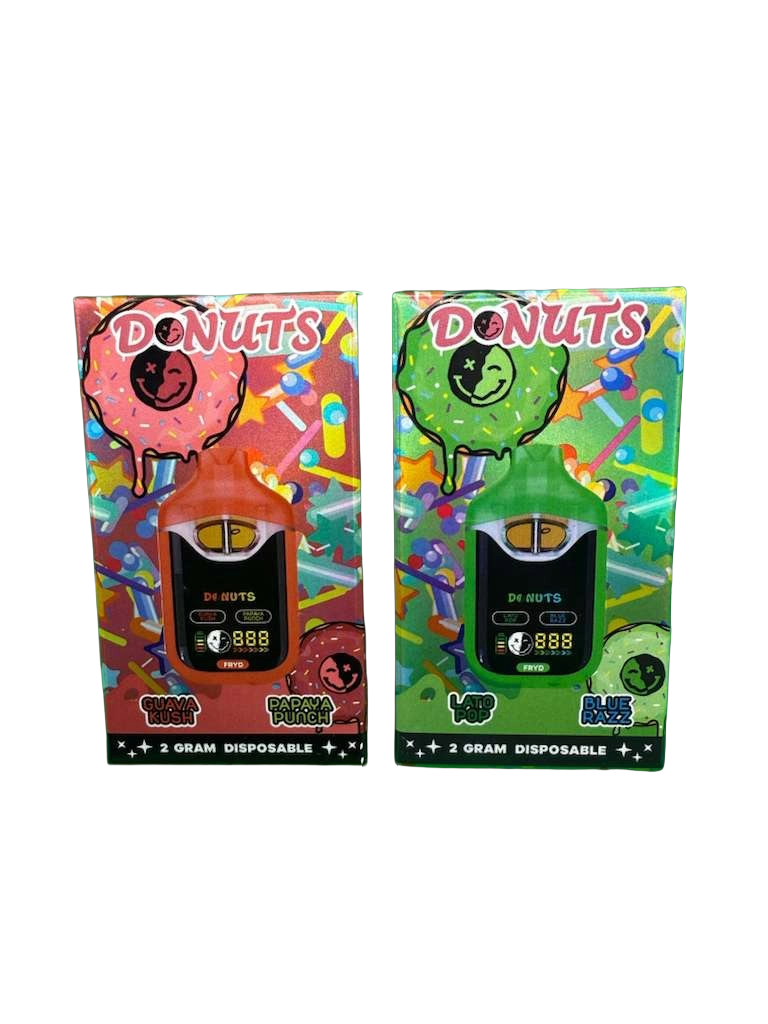 FRYD X DONUT Liquid Diamonds + Live Resin Extracts 2G Disposables